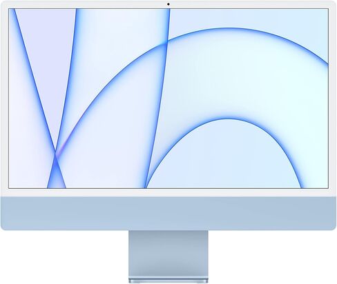 2021 Apple iMac (24-inch, Apple M1 chip with 8‑core CPU and 7‑core GPU, 8GB RAM, 256GB) - Silver in Saudi Arabia