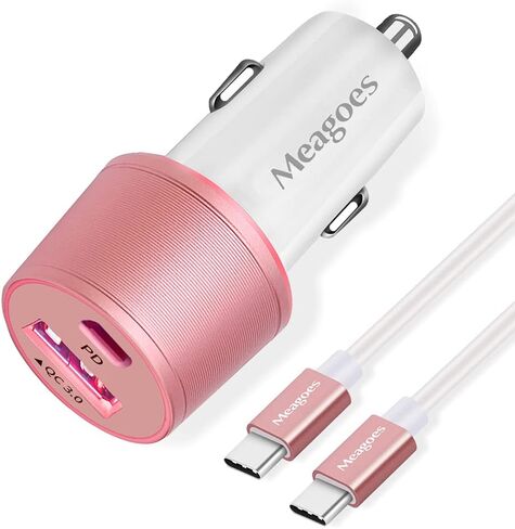 67.5W Car Charger USB C Super Fast Charging for iPhone 17/Samsung Android | for Galaxy S26/S25/iPhone 17 Pro Max/Air/16/,45W PPS USBC+ 22.5W USB Port,12V Cigarette Lighter Adapter, Type C Cable in Kuwait