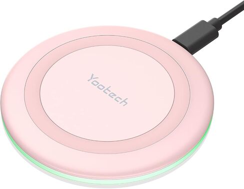 شاحن Yootech اللاسلكي، وسادة شحن لاسلكية بحد أقصى 10 وات (لا يوجد محول تيار متردد) in Kuwait