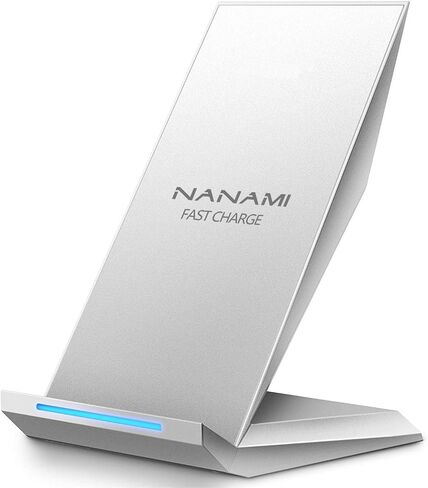 NANAMI Fast Wireless Charger, Wireless Charging Stand | Compatible iPhone 17/17 Air/16/15/15 Pro/15 Pro Max, Nightstand Phone Charger Dock for Samsung Galaxy S26/S26+/S25/S24 in Kuwait