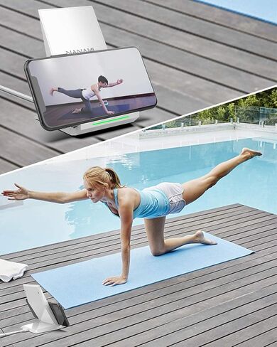 NANAMI Fast Wireless Charger, Wireless Charging Stand | Compatible iPhone 17/17 Air/16/15/15 Pro/15 Pro Max, Nightstand Phone Charger Dock for Samsung Galaxy S26/S26+/S25/S24 in Kuwait