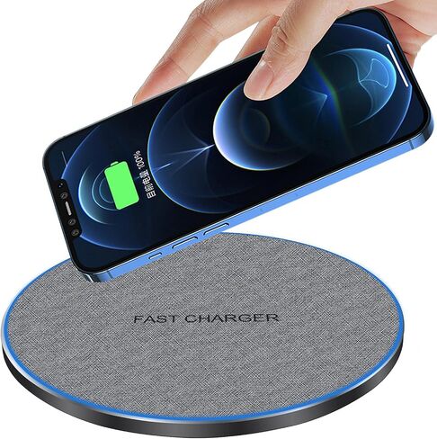 Fast Wireless Charger,20W Max Wireless Charging Induction Pad,Black in Kuwait