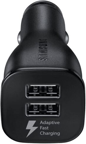 Samsung Super Fast Dual Car Charger (45W+15W) Dual Ports USB-C & USB-A - Black - EP-L5300XBEGWW in Saudi Arabia