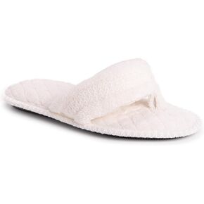 شبشب نسائي من MUK LUKS Darlene Micro Chenille Thong - وردي ذهبي