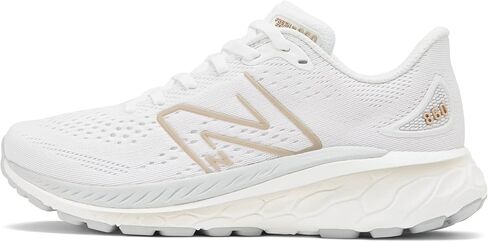 New Balance Women Fresh Foam X 860 V13 Running Shoe, White/Light Aluminum, 8.5 X-Wide in Saudi Arabia