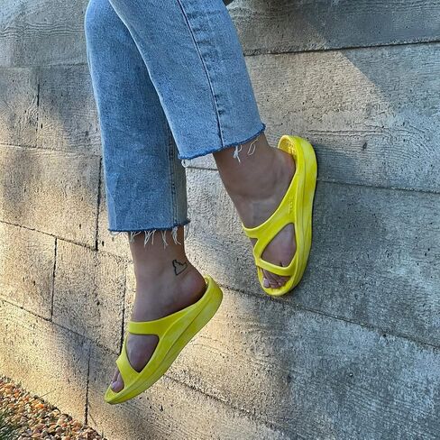 TELIC Women's Z-Strap Slide Sandals - Lightweight, Waterproof, Arch-Supporting, Impact-Reducing - Great for Pool, Beach & Everyday Wear in Saudi Arabia