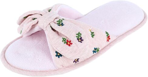 isotoner Womens Recycled Embroidered Jersey Tie Slide in Kuwait
