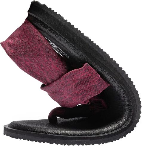 Ranberone Women's Yoga Mat Flip Flops Casual Flat Summer Beach Sandals in Saudi Arabia