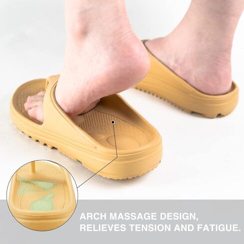 Oudizz Orthopedic Sandals Flip Flops for Women Arch Support Pillow Soft Recovery Thong Sandals Spa Summer Beach Cloud Slides in Saudi Arabia