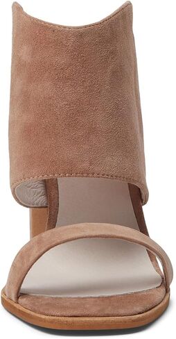 42 GOLD Linx Leather Heels for Women Offers Suede Leather Lining, Lightly-Padded, Fixed Footbed, and Open-Toe Silhouette in Saudi Arabia