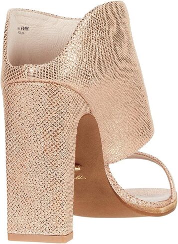42 GOLD Linx Leather Heels for Women Offers Suede Leather Lining, Lightly-Padded, Fixed Footbed, and Open-Toe Silhouette in Saudi Arabia