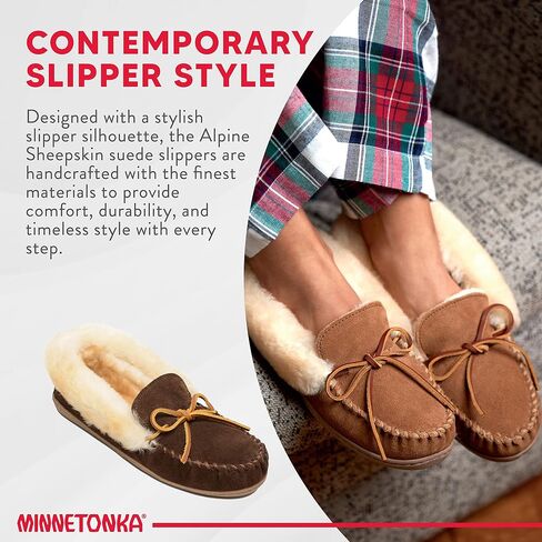 Minnetonka Women's Alpine Sheepskin Slippers in Saudi Arabia