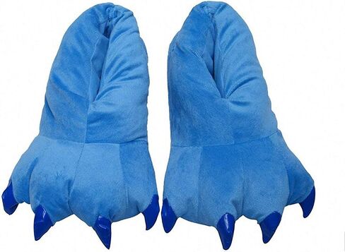 Akanbou Cosplay Monster Paw Plush Slippers Monster Feet Claw Slippers Home Shoes in Saudi Arabia