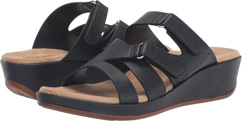 صندل Koda Wedge للسيدات من Easy Street، أزرق داكن، 7.5 ضيق in Kuwait