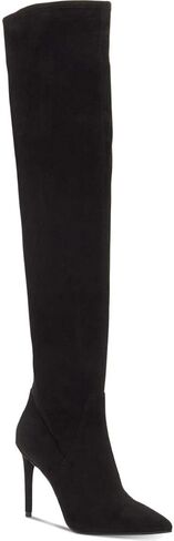 أزياء Jessica Simpson النسائية ذات المقدمة المدببة فوق الركبة، أسود، مقاس 6.5 in Kuwait