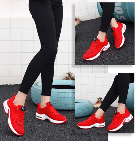FLARUT Running Shoes Womens Lightweight Fashion Sport Sneakers Casual Walking Athletic Non Slip in Saudi Arabia