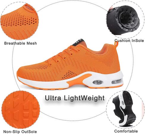 FLARUT Running Shoes Womens Lightweight Fashion Sport Sneakers Casual Walking Athletic Non Slip in Saudi Arabia