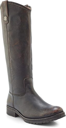 Frye Melissa Button 2 Equestrian-Inspired Tall Boots for Women Made from Hard-Wearing Vintage Leather with Antique Metal Hardware and Leather Outsole – 15 ½" Shaft Height in Saudi Arabia