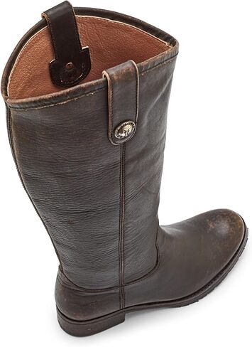 Frye Melissa Button 2 Equestrian-Inspired Tall Boots for Women Made from Hard-Wearing Vintage Leather with Antique Metal Hardware and Leather Outsole – 15 ½" Shaft Height in Saudi Arabia
