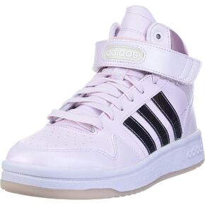 حذاء كرة السلة Postmove Mid للنساء من adidas، باللون الوردي/الفضي المعدني/Magic Mauve، 8 in Saudi Arabia
