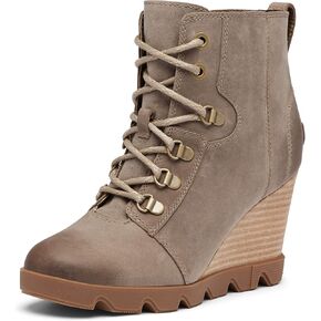 Sorel Women's Joan Uptown Lace Bootie — Waterproof Leather Wedge Boots
