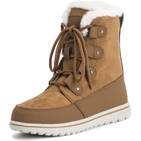 Polar Products Womens Waterproof Durable Snow Winter Hiking Fleece Ankle Boots in Saudi Arabia
