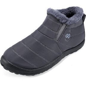 HARENCE Snow Boots for Women Winter Boot with Comfortable Warm Fur Lined Ankle Booties Outdoor Slip On Waterproof Short Boots