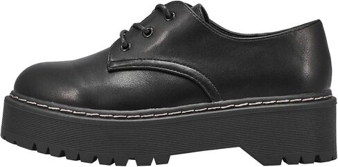 Steve Madden Women's Brenton Platform Oxford Black 38 Medium EU in Saudi Arabia