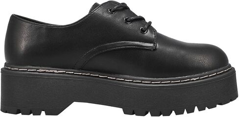 Steve Madden Women's Brenton Platform Oxford Black 38 Medium EU in Saudi Arabia