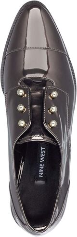 NINE WEST Womens Wearable Pointed Toe Oxfords Dark Pewter in Saudi Arabia