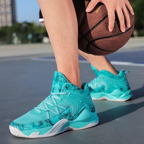 DHOVOR Womens Basketball Shoes Teenager Basketball Sneakers Non Slip Basketball Trainers Sports Shoes for Women Indoor and Outdoor in Saudi Arabia