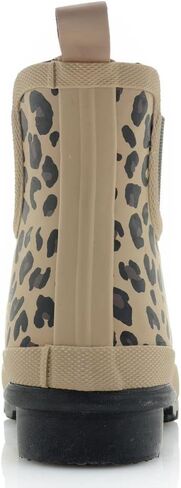 Corkys Womens Yikes Leopard Rain Casual Boots Ankle Low Heel 1-2" - Brown in Saudi Arabia