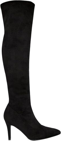 حذاء نسائي عطشان عصري بكعب عالٍ فوق الركبة وكعب عالي مقاس الحفلات in Kuwait