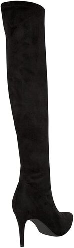 حذاء نسائي عطشان عصري بكعب عالٍ فوق الركبة وكعب عالي مقاس الحفلات in Kuwait