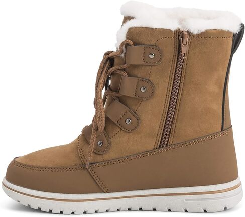 Polar Products Womens Waterproof Durable Snow Winter Hiking Fleece Ankle Boots in Saudi Arabia