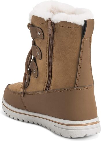 Polar Products Womens Waterproof Durable Snow Winter Hiking Fleece Ankle Boots in Saudi Arabia