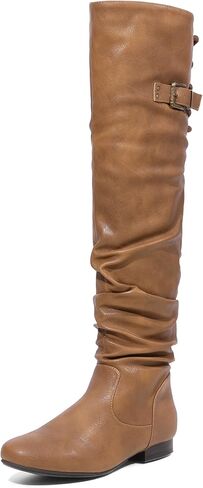 DREAM PAIRS Women's Suede Over The Knee Thigh High Winter Boots in Saudi Arabia