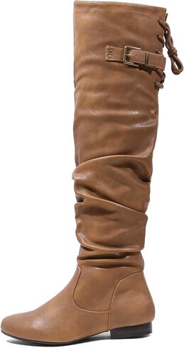 DREAM PAIRS Women's Suede Over The Knee Thigh High Winter Boots in Saudi Arabia