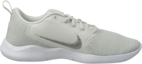 حذاء الجري WMNS Flex Experience RN 10 للسيدات من Nike، أبيض MTLC فضي بلاتينيوم ملون Lt رمادي داكن، 6.5 in Saudi Arabia