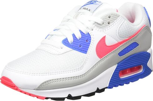 Nike Women's AIR MAX III Running Shoe, White Hot Coral Blue Crystal Grey Fog, 11 in Saudi Arabia