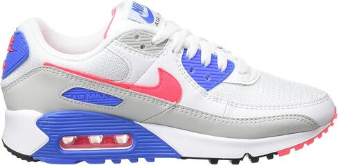 Nike Women's AIR MAX III Running Shoe, White Hot Coral Blue Crystal Grey Fog, 11 in Saudi Arabia
