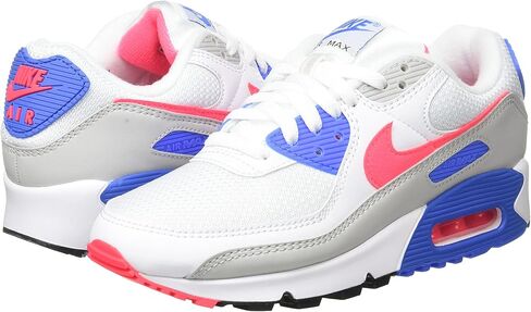 Nike Women's AIR MAX III Running Shoe, White Hot Coral Blue Crystal Grey Fog, 11 in Saudi Arabia