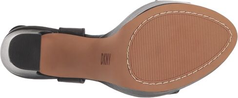 DKNY صندل نسائي بكعب سميك من شيلا ونعل سميك من ايه ان كيه in Saudi Arabia