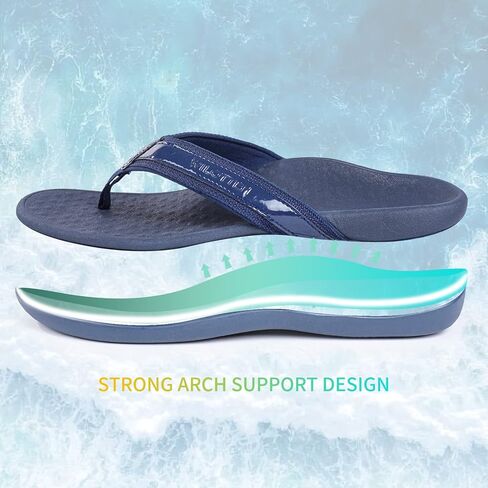 صنادل WILOTTEN لدعم قوس القدم للنساء، شباشب لتقويم العظام للأقدام المسطحة، صنادل فليب فلوب داعمة للنساء والرجال in Kuwait