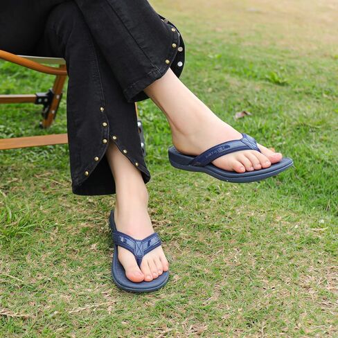 صنادل WILOTTEN لدعم قوس القدم للنساء، شباشب لتقويم العظام للأقدام المسطحة، صنادل فليب فلوب داعمة للنساء والرجال in Kuwait