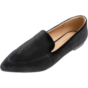 حذاء FEVERSOLE النسائي بدون كعب مسطح مدبب أنيق سهل الارتداء مريح للقيادة في المكتب in Saudi Arabia