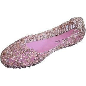 Domucos Womens Sandals Flat Jelly Shoes Slip On Hollow Out Loafers… in Kuwait