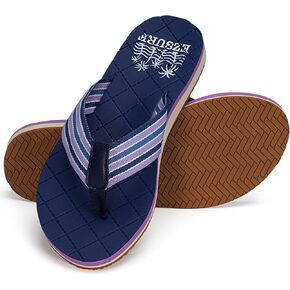 Womens Flip Flops Comfortable Summer Beach Slippers with Arch Support