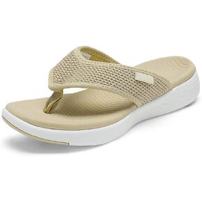 DREAM PAIRS Womens Arch Support Cushion Flip Flops | Lightweight breathable upper durable non-slip outsole soft comfortable midsole thong sandals for summer travel beach in Saudi Arabia