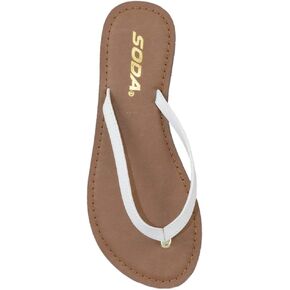 Soda Shoes Women Flip Flops Basic Plain Sandals Strap Casual Beach Thongs FELER in Saudi Arabia